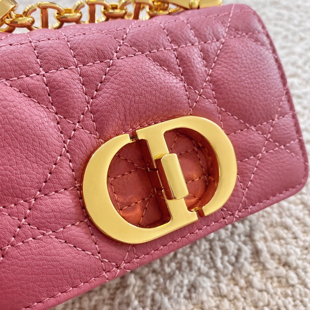 D10r Caro Micro Bag Fake in Pink
