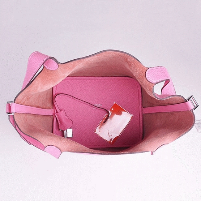 Pink replica designer H**me5 Picotin Lock handbag