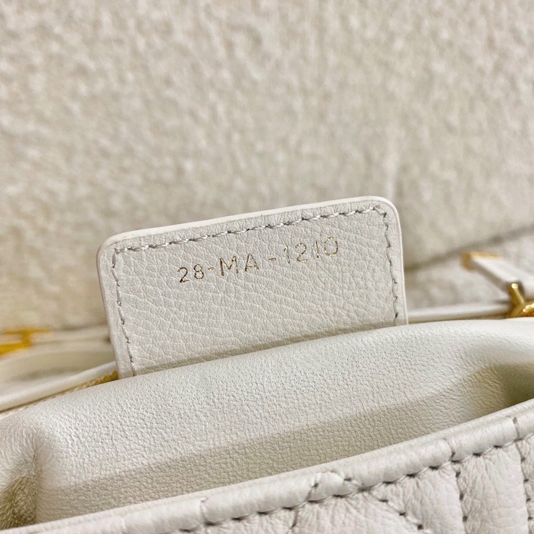 D10r Caro Small Bag Knockoff in White