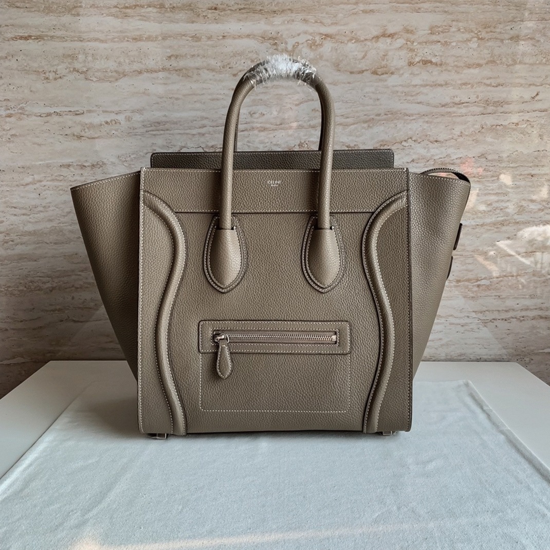 Ce1i*e Mini Luggage Tote Bag Knockoff in Souris