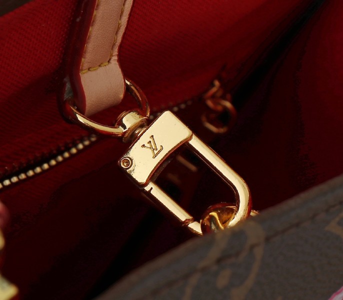LV X TM Monogram Canvas Onthego PM With Cherry Blossom