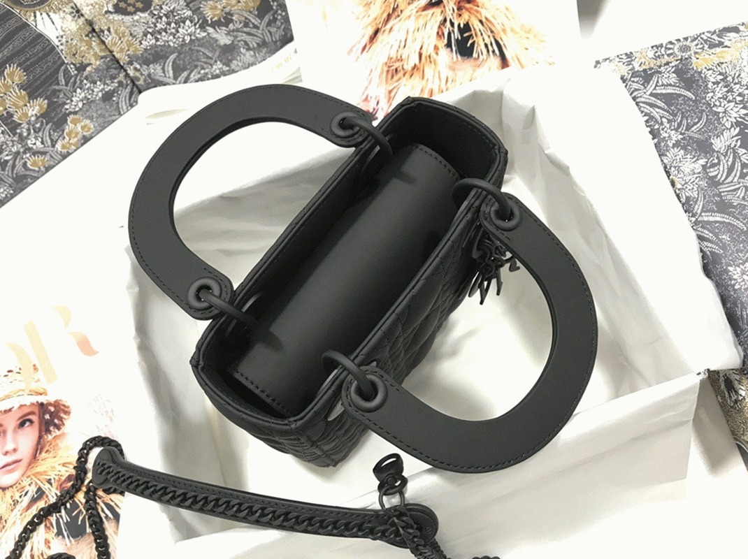 D10r Lady D10r Mini Chain Bag Replica in Black
