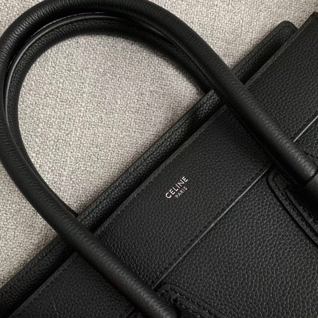 Ce1i*e Micro Luggage Tote Bag Replica in Black