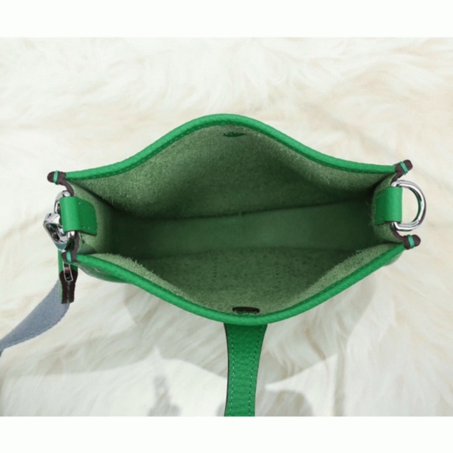 Bamboo Color Fake Luxury H**me5 Evelyne II TPM Compact Crossbody