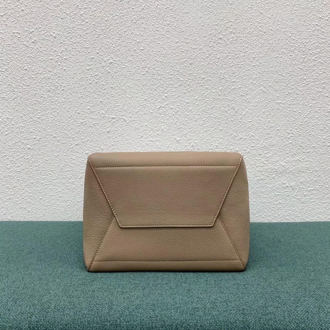 Top Quality Fake Ce1i*e Sangle Bucket Bag In Taupe Grained Calfskin