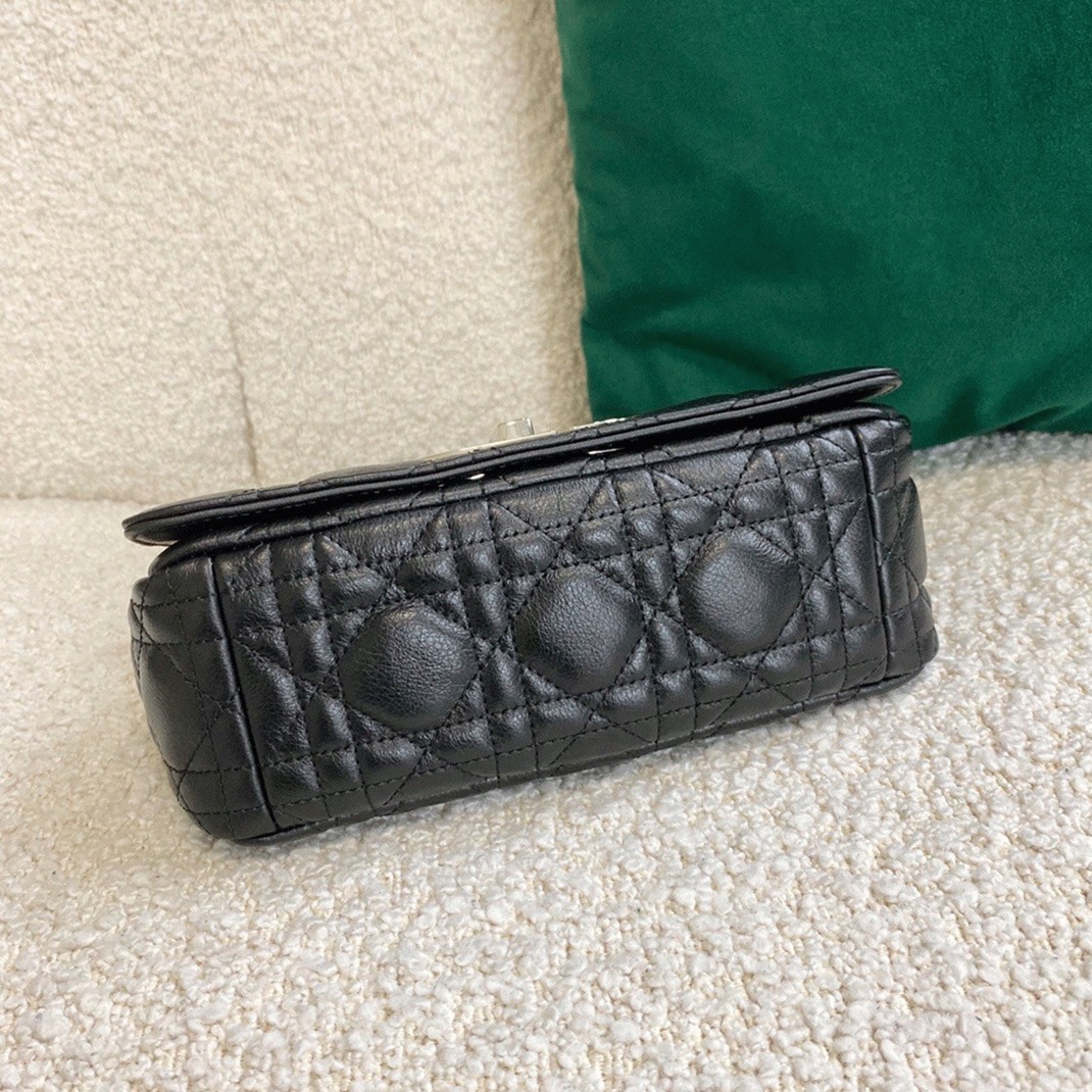 D10r Caro Small Bag Replica in Noir
