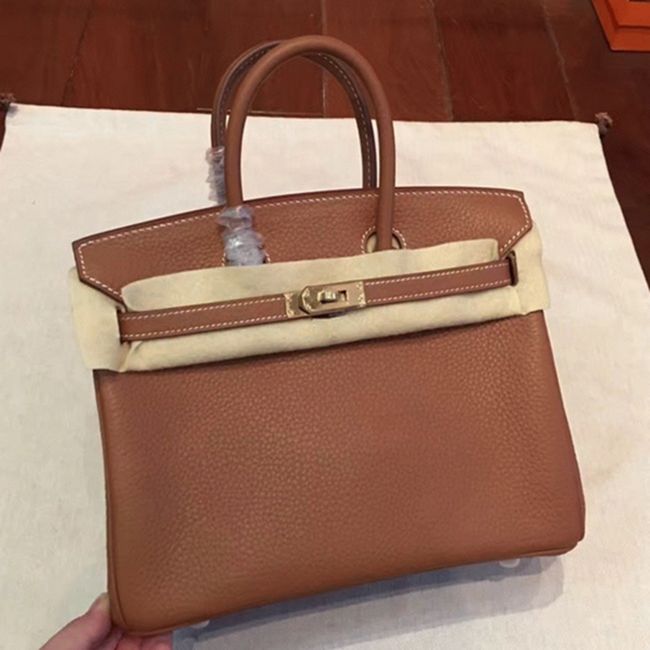 1:1 Premium Brown H**me5 Birkin 25cm Fake Bag