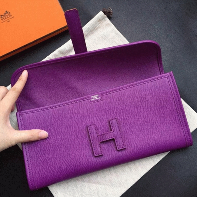 Cyclamen Replica 1:1 H**me5 Jige Elan 29 Bright Pink Clutch