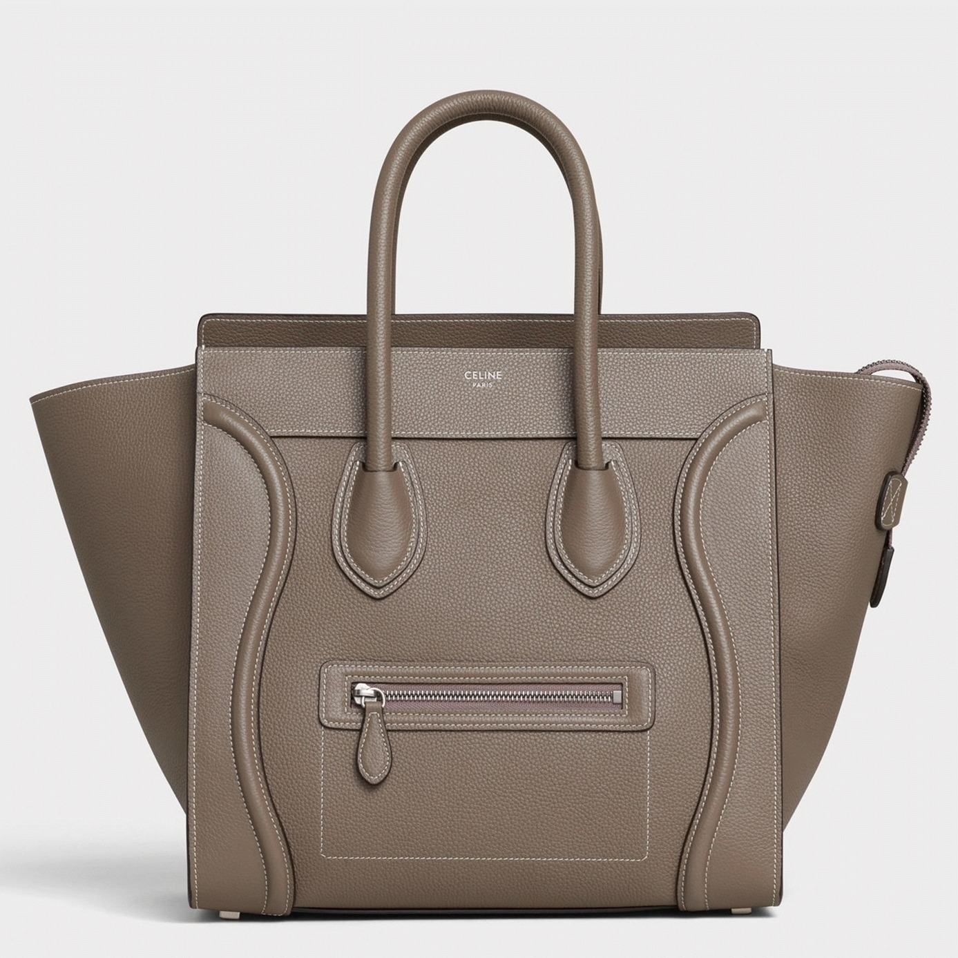 Ce1i*e Mini Luggage Tote Bag Knockoff in Souris