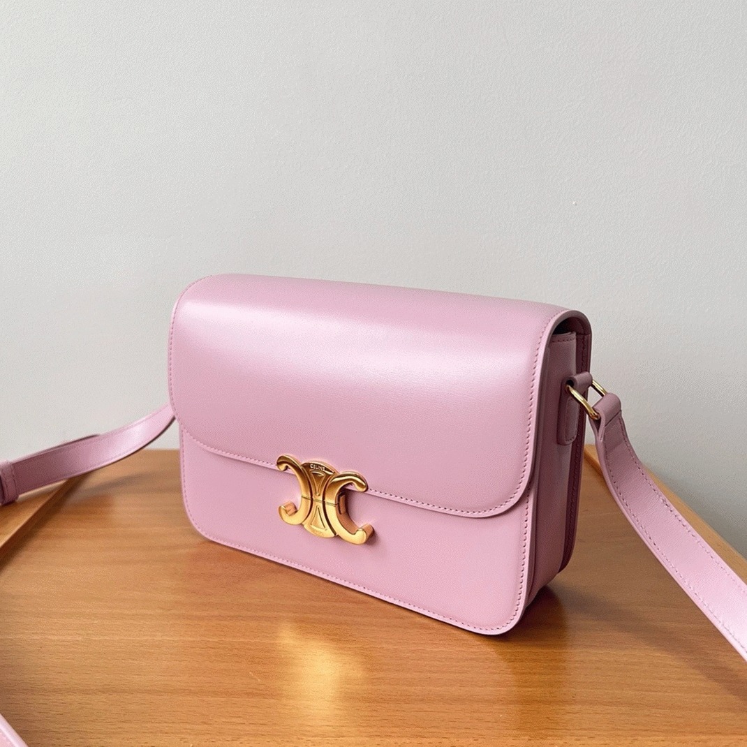 Top Quality Knockoff Ce1i*e Triomphe Teen Bag In Pink