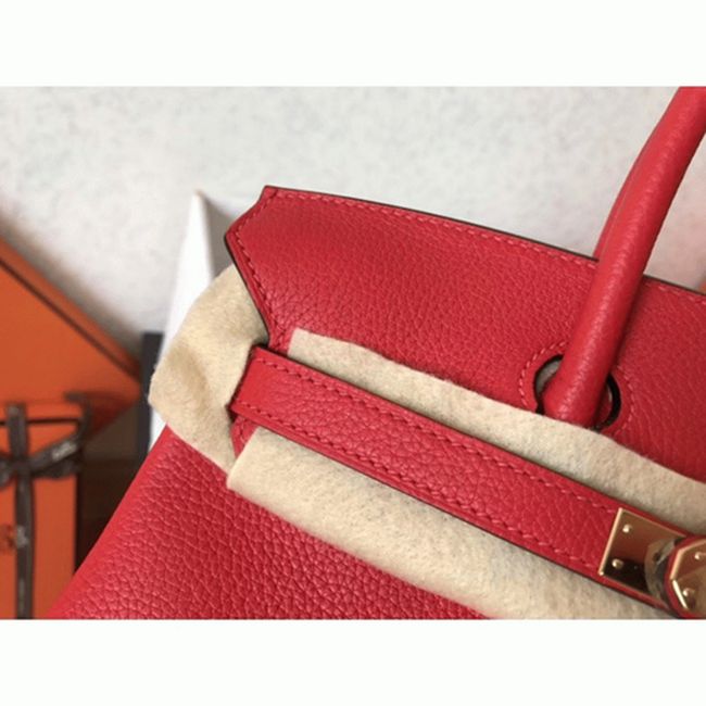 Red H**me5 Birkin 25cm AAA Grade Knockoff