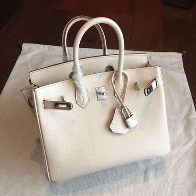 Beige H**me5 Birkin 25cm Affordable Copy