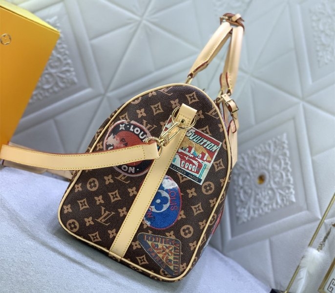 L0vis Vvtt0n Flight Mode Monogram Canvas Keepall Bandouliere 45 Travel Bag