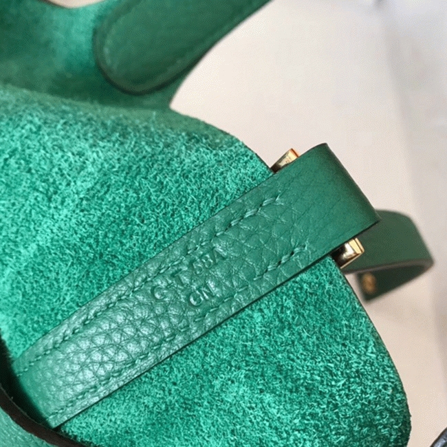 Vert vertigo designer replica H**me5 Picotin Lock 18cm handbag