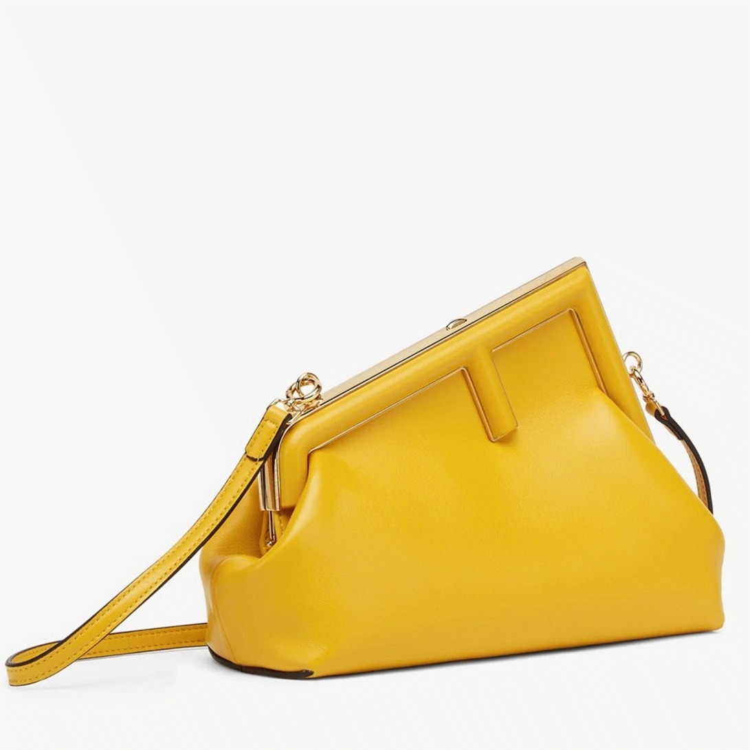 Top Quality Fake F**di First Small Bag In Yellow