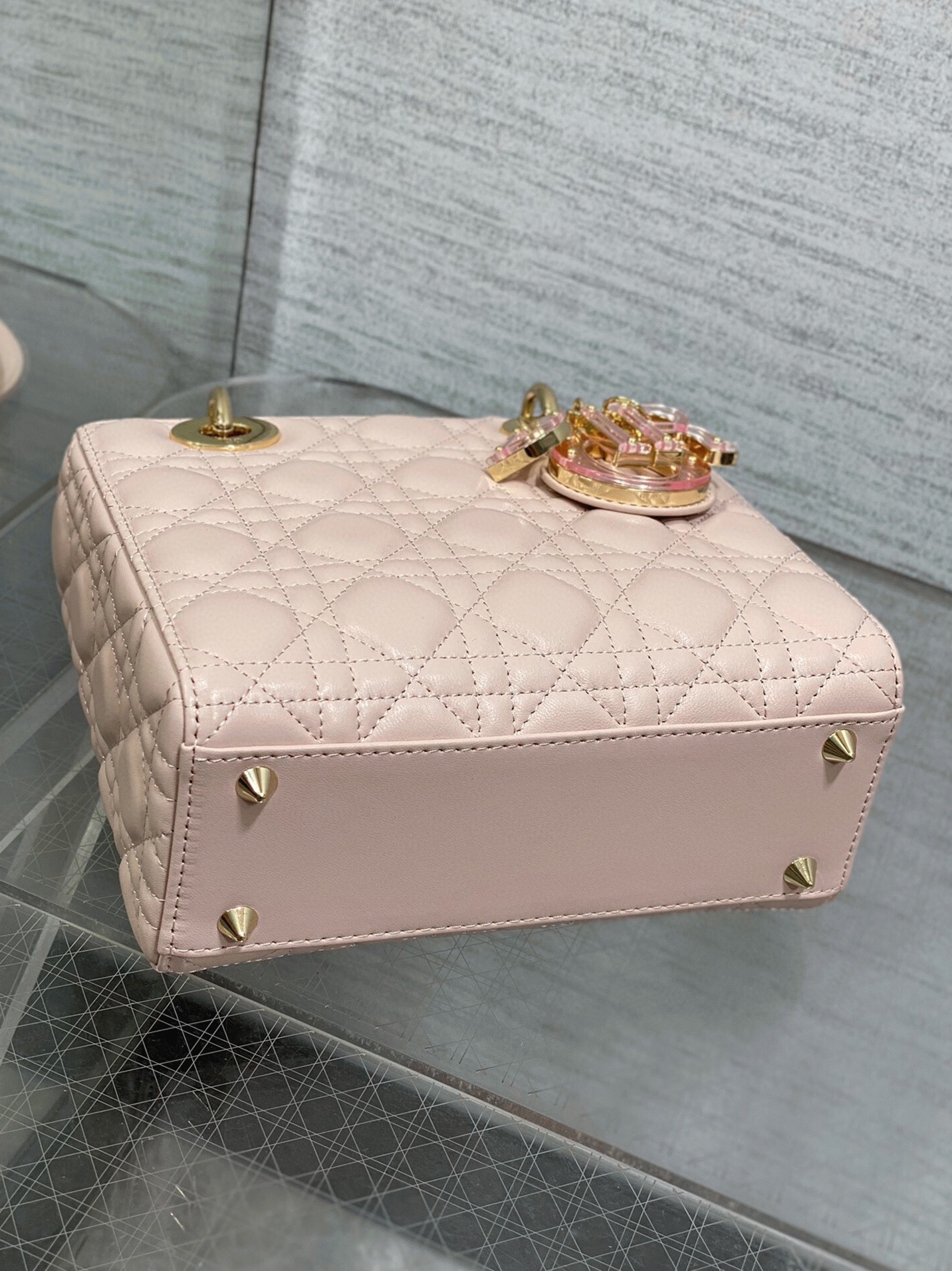 D10r Small Lady D10r Bag Fake in Pink