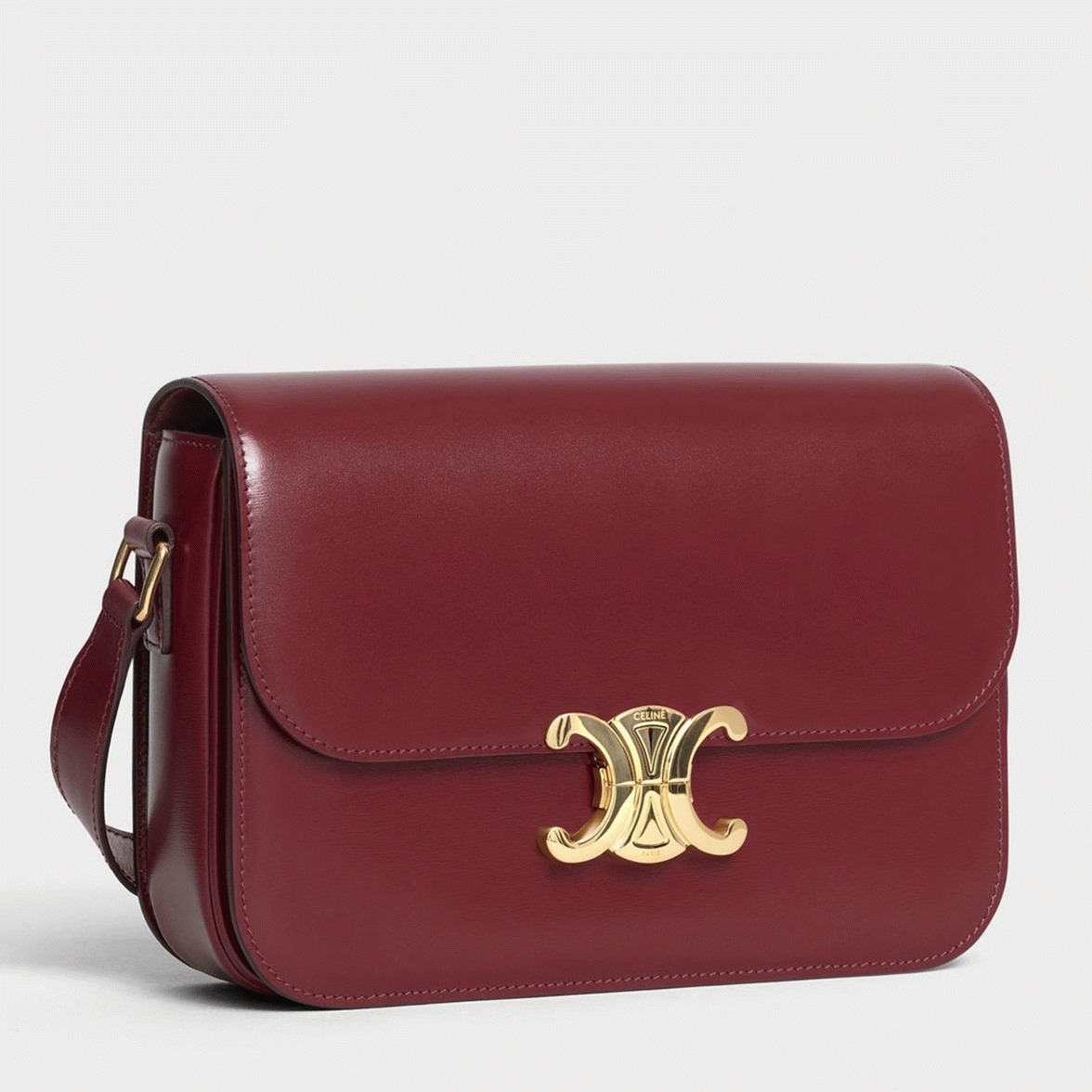 Top Quality Replica Ce1i*e Triomphe Medium Bag In Bordeaux