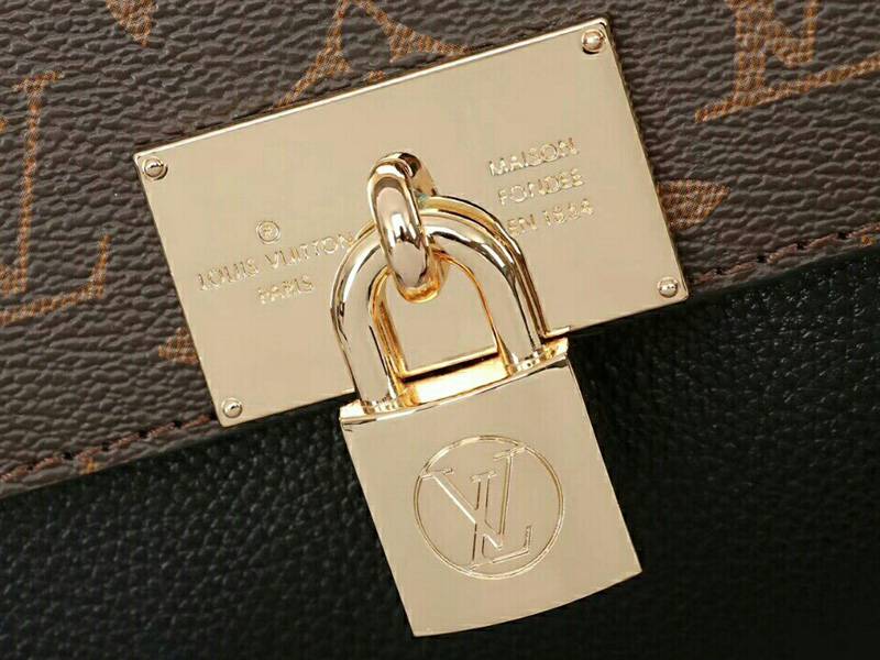 L0vis Vvtt0n Monogram Canvas Marignan Bag In Black