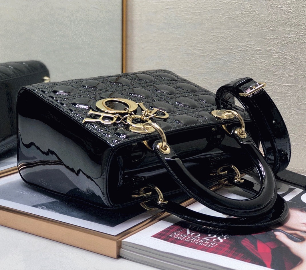 D10r Lady D10r Medium Bag Knockoff in Black