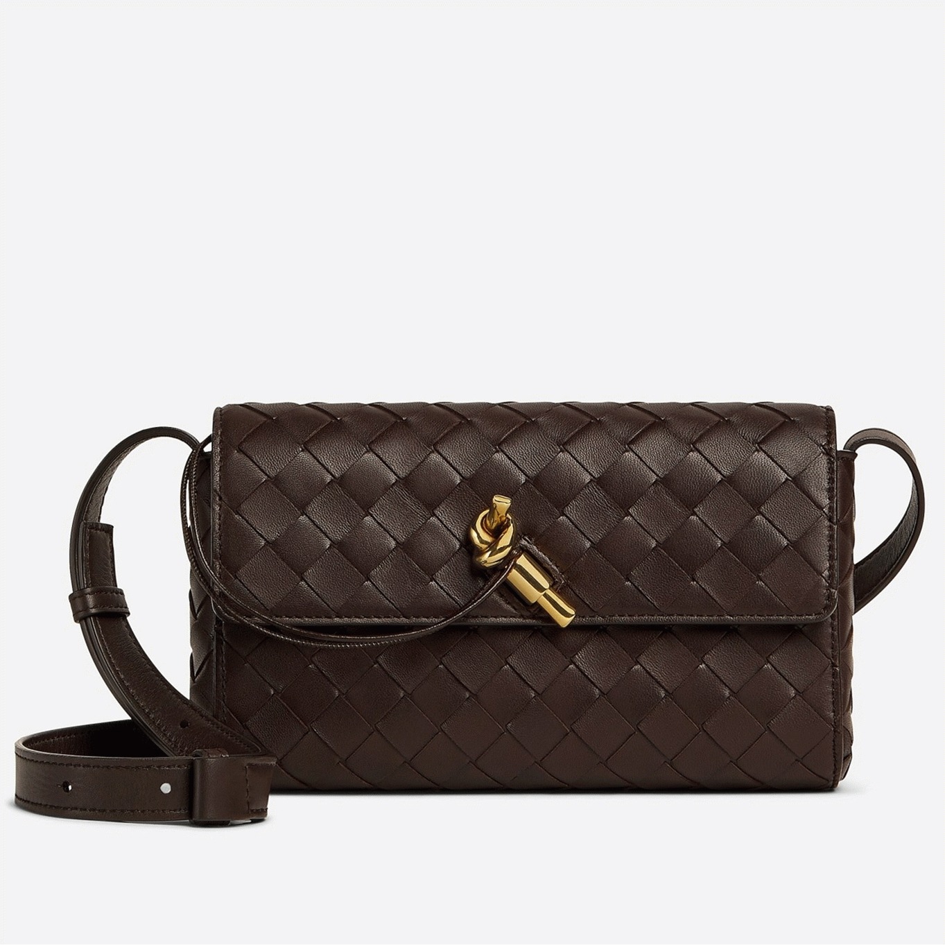 Fake B0tt*ga Ven*ta Mini Andiamo Cross-Body Bag Barolo