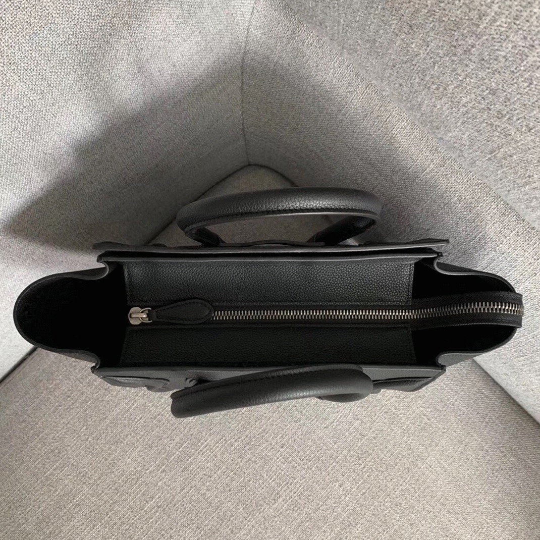 Ce1i*e Micro Luggage Tote Bag Replica in Black