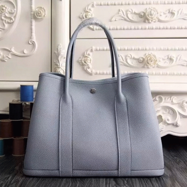 Lin Blue Best Replica H**me5 Garden Party 30cm Elegant Bag