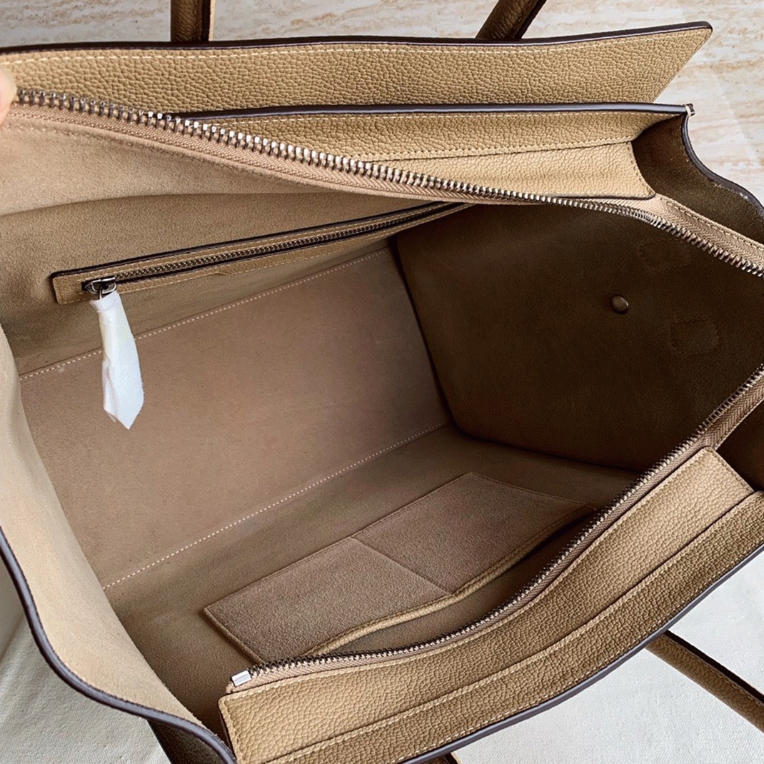 Ce1i*e Mini Luggage Tote Bag Replica in Dune