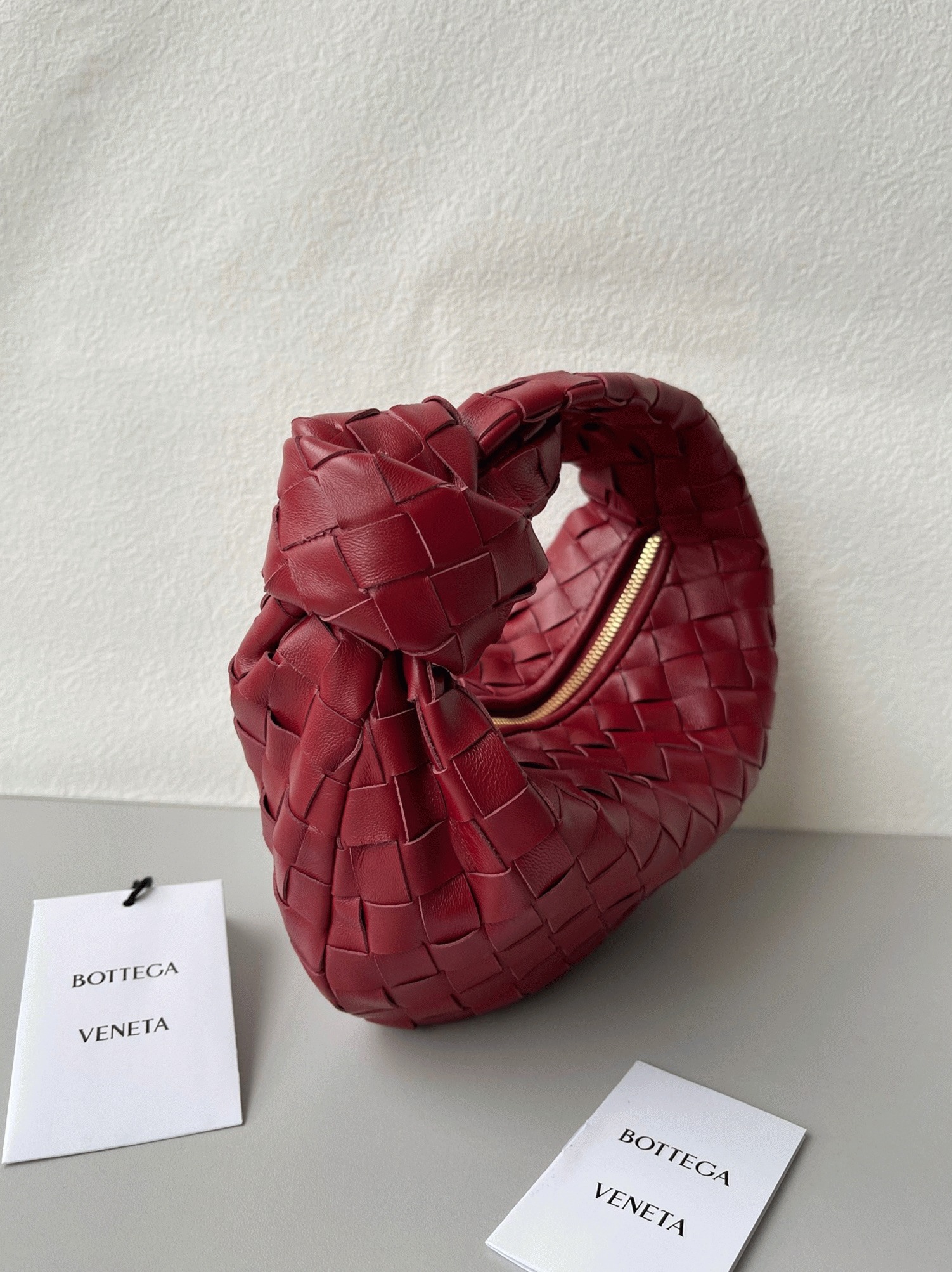 Replica B0tt*ga Ven*ta BV Jodie Mini Bag Dark Red