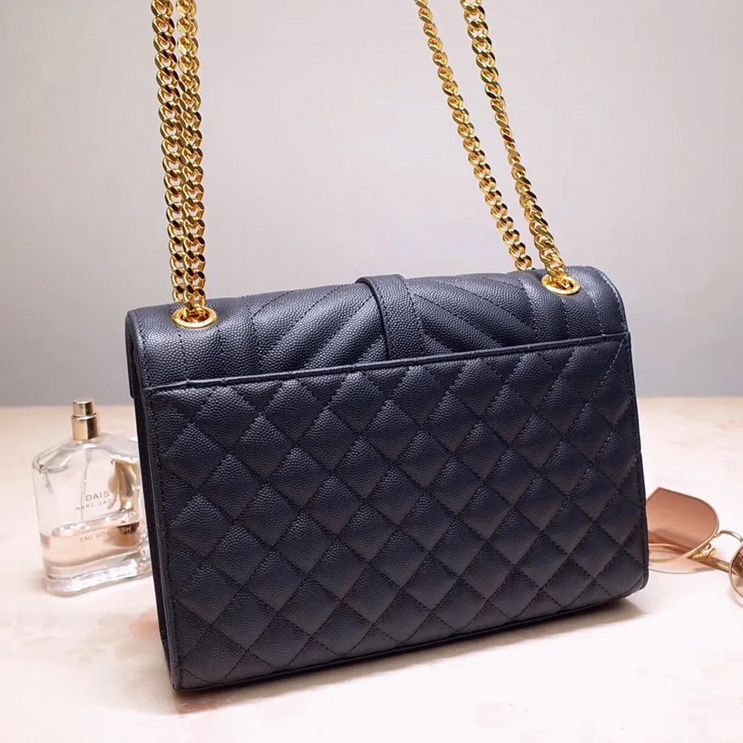 Fake Sa1nt Lau*nt Envelope Medium Bag Navy