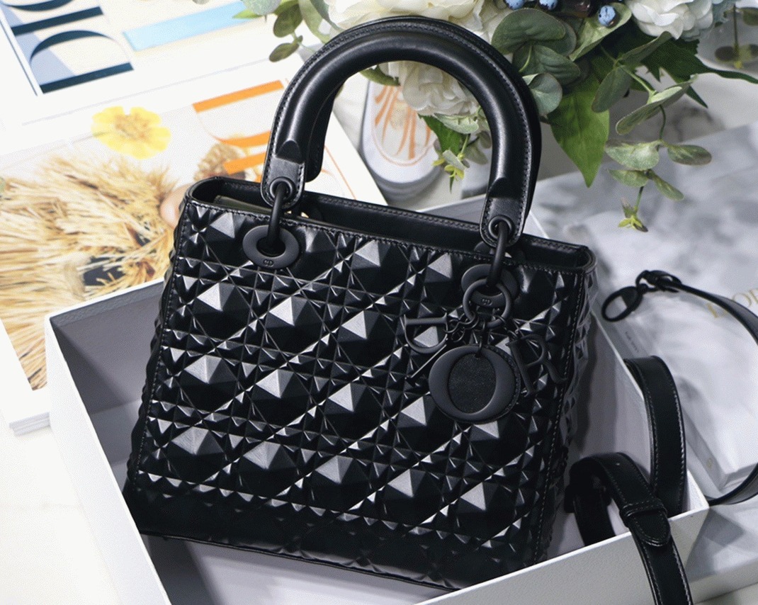 D10r Lady D10r Medium Bag Imitation in Black