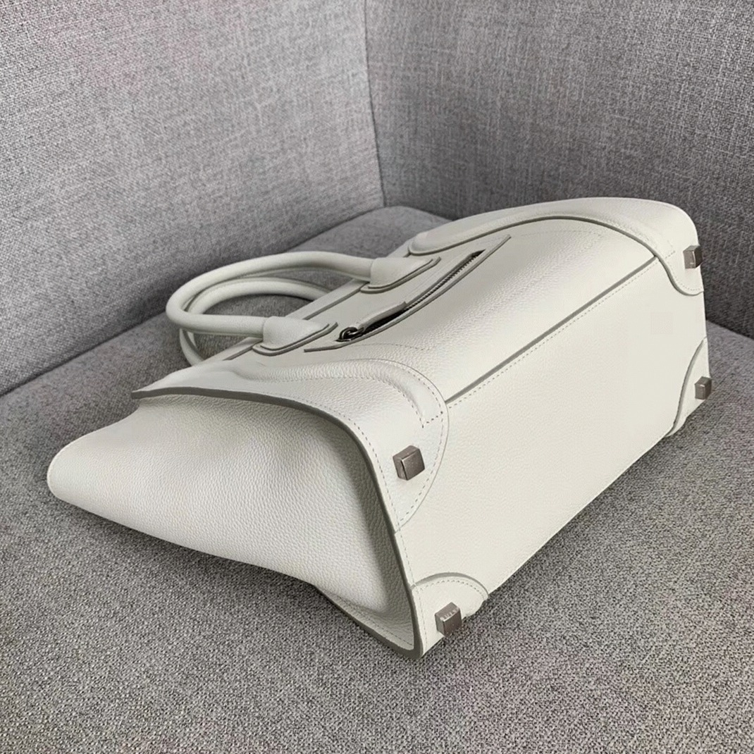Ce1i*e Micro Luggage Tote Bag Fake in White
