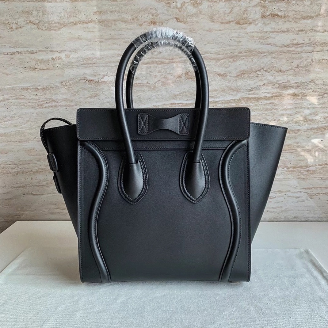 Ce1i*e Micro Luggage Tote Bag Replica in Black