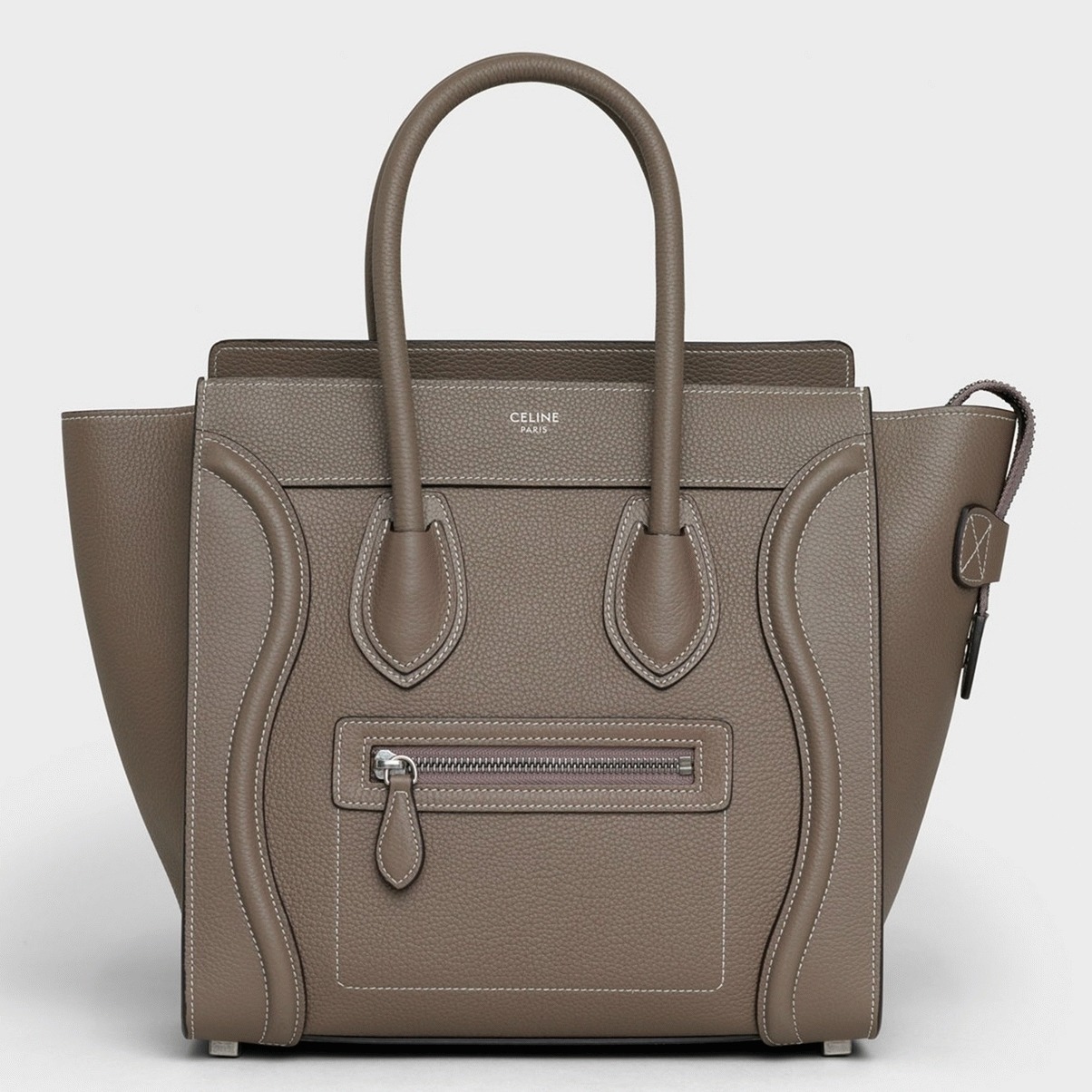 Ce1i*e Micro Luggage Tote Bag Knockoff in Souris