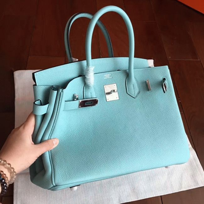 AAAAA Quality Blue Atoll H**me5 Birkin 30cm Luxury Replica