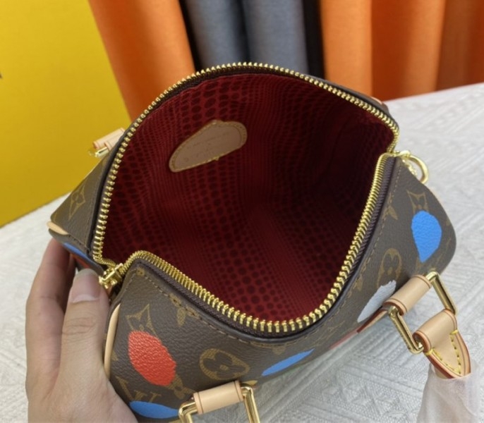 L0vis Vvtt0n X YK Monogram Canvas Speedy 20 Handbag With Textile Strap In Style 2