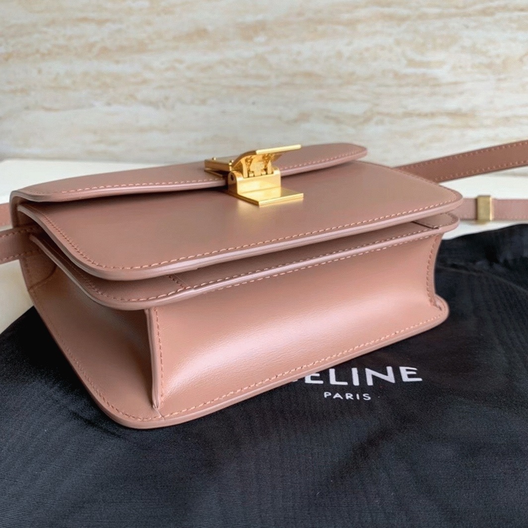 Top Quality Replica Ce1i*e Classic Box Teen Bag In Antique Rose
