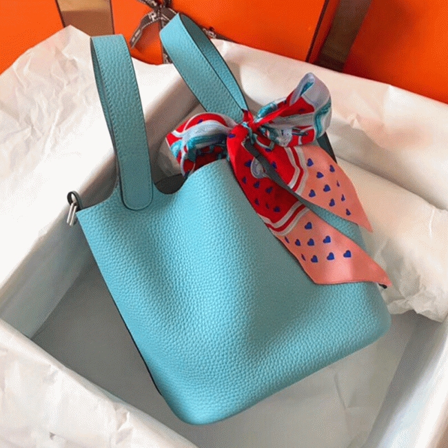 Lagon luxury copy H**me5 Picotin Lock 18cm handbag