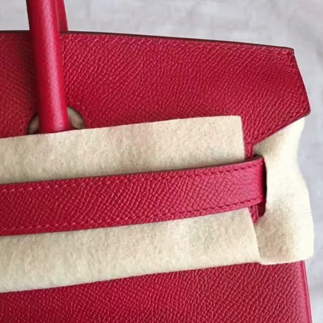 Premium Red Fake H**me5 Birkin 30cm High Quality Handbag