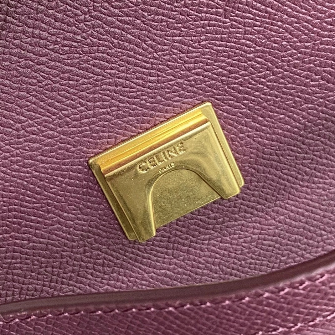 Ce1i*e Micro Belt Bag Knockoff in Bordeaux