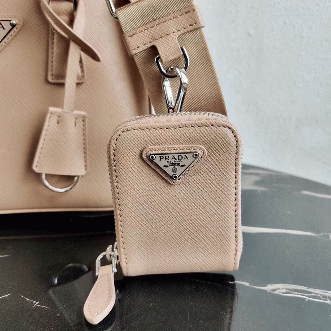 Pra*a Galleria Mini Bag Replica in Beige