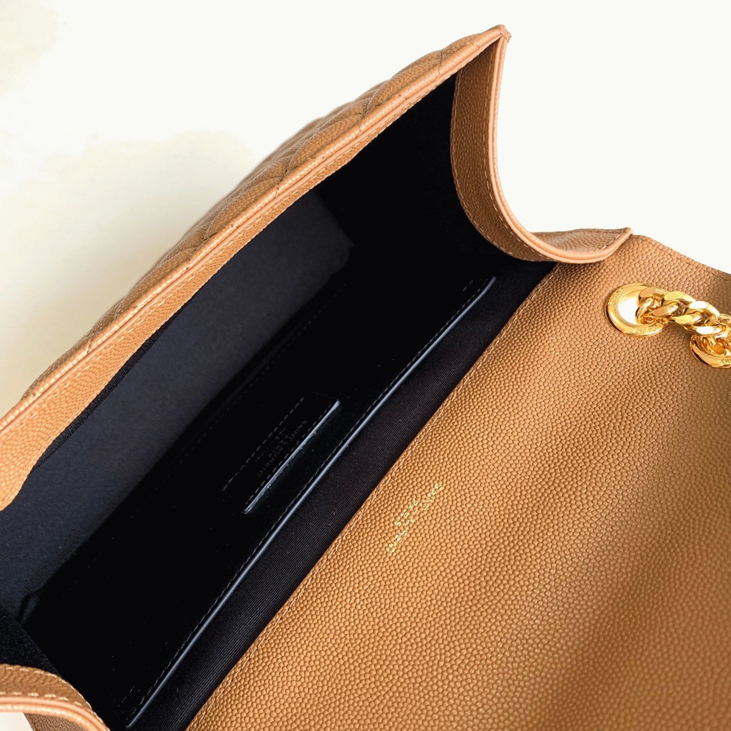 Fake Sa1nt Lau*nt Envelope Medium Bag Brown