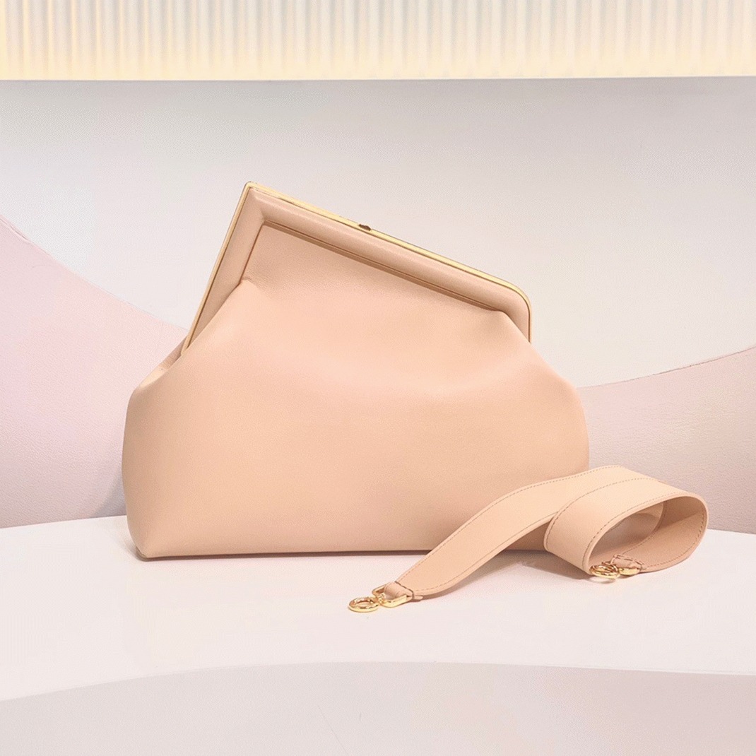 Top Quality Fake F**di First Small Bag In Pale Pink