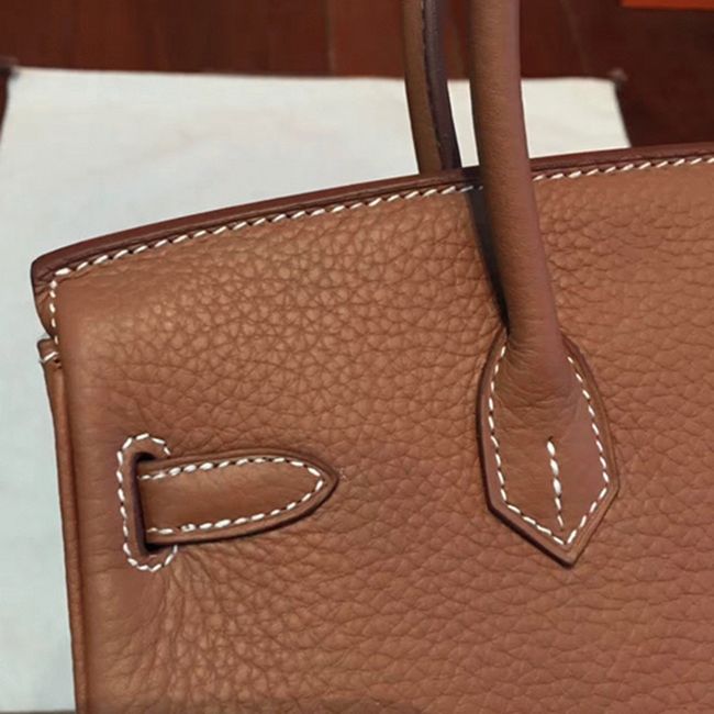 1:1 Premium Brown H**me5 Birkin 25cm Fake Bag