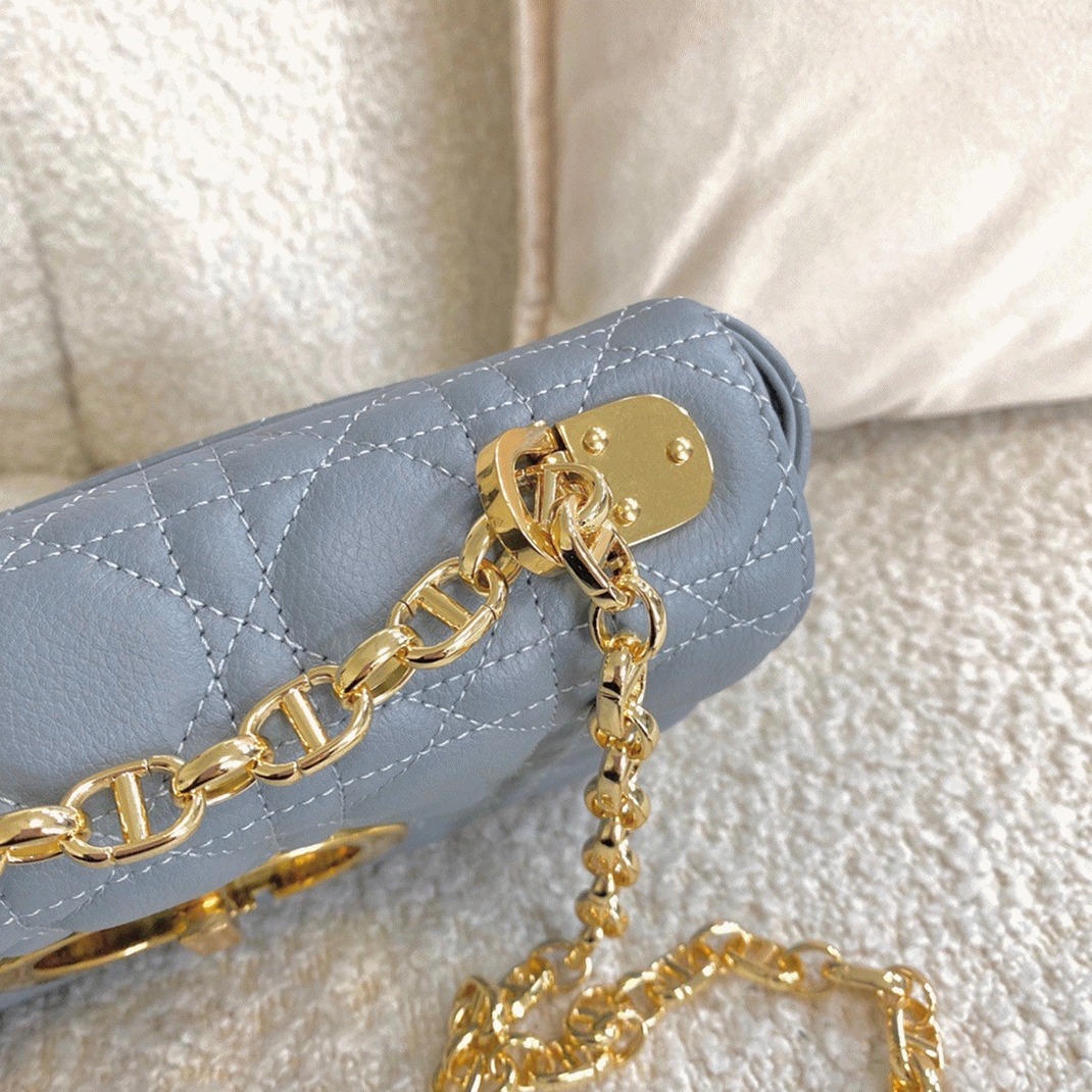 D10r Caro Small Bag Fake in Cloud Blue