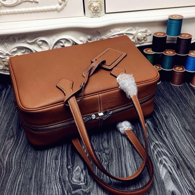 Brown AAA Fake H**me5 Victoria II 35cm Bag