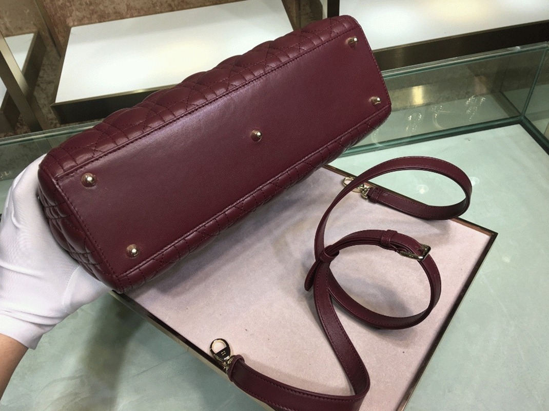 D10r Lady D10r Large Bag Fake in Bordeaux