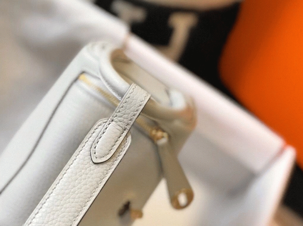 Best replica H**me5 Lindy Mini handbag in pearl grey