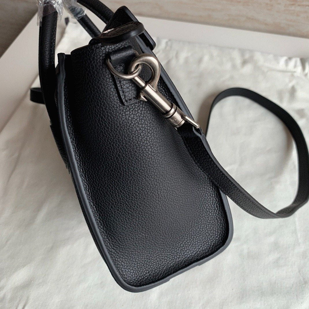 Ce1i*e Nano Luggage Tote Bag Replica in Black
