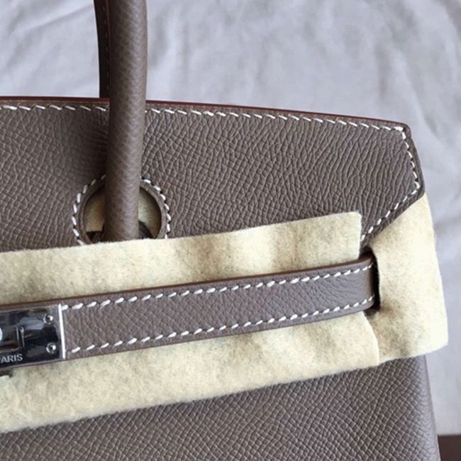 Etoupe H**me5 Birkin 25cm Excellent Replica
