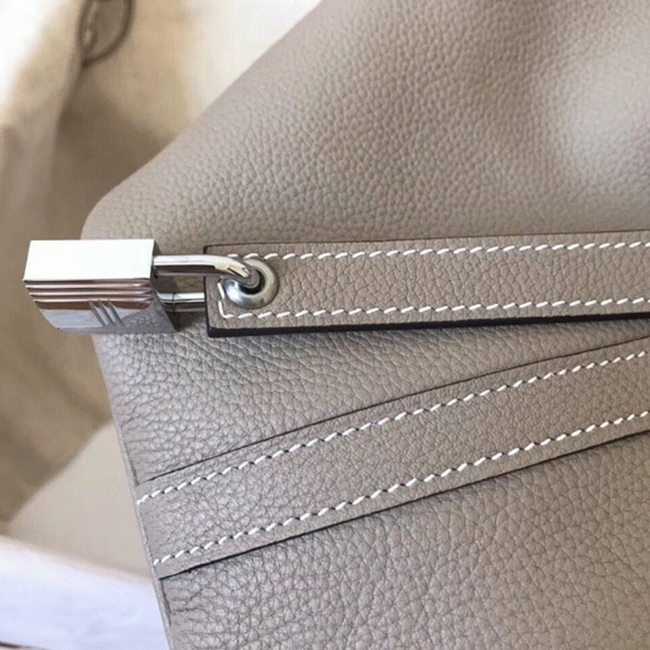 Tourterelle faux designer H**me5 Picotin Lock 22cm handbag